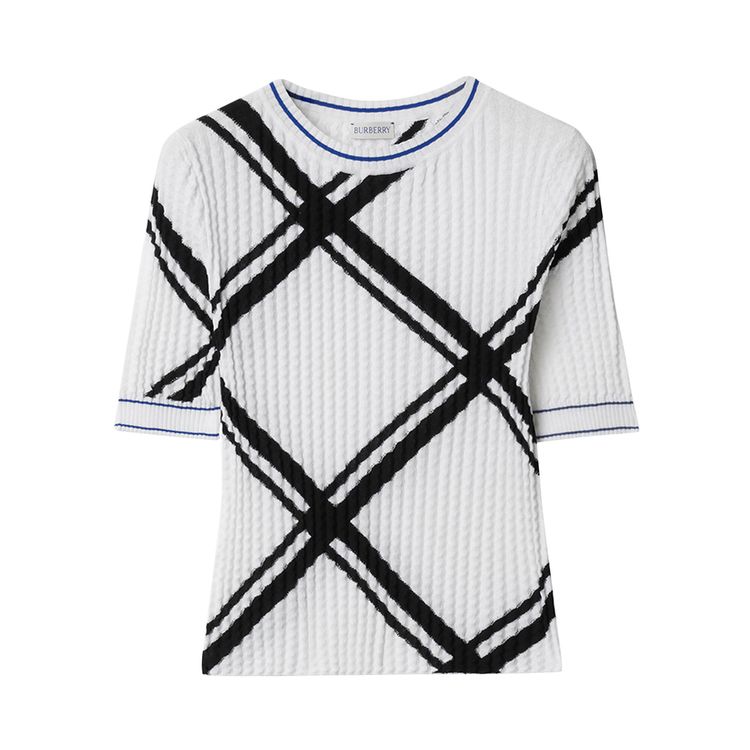Burberry Check Top BlackWhite