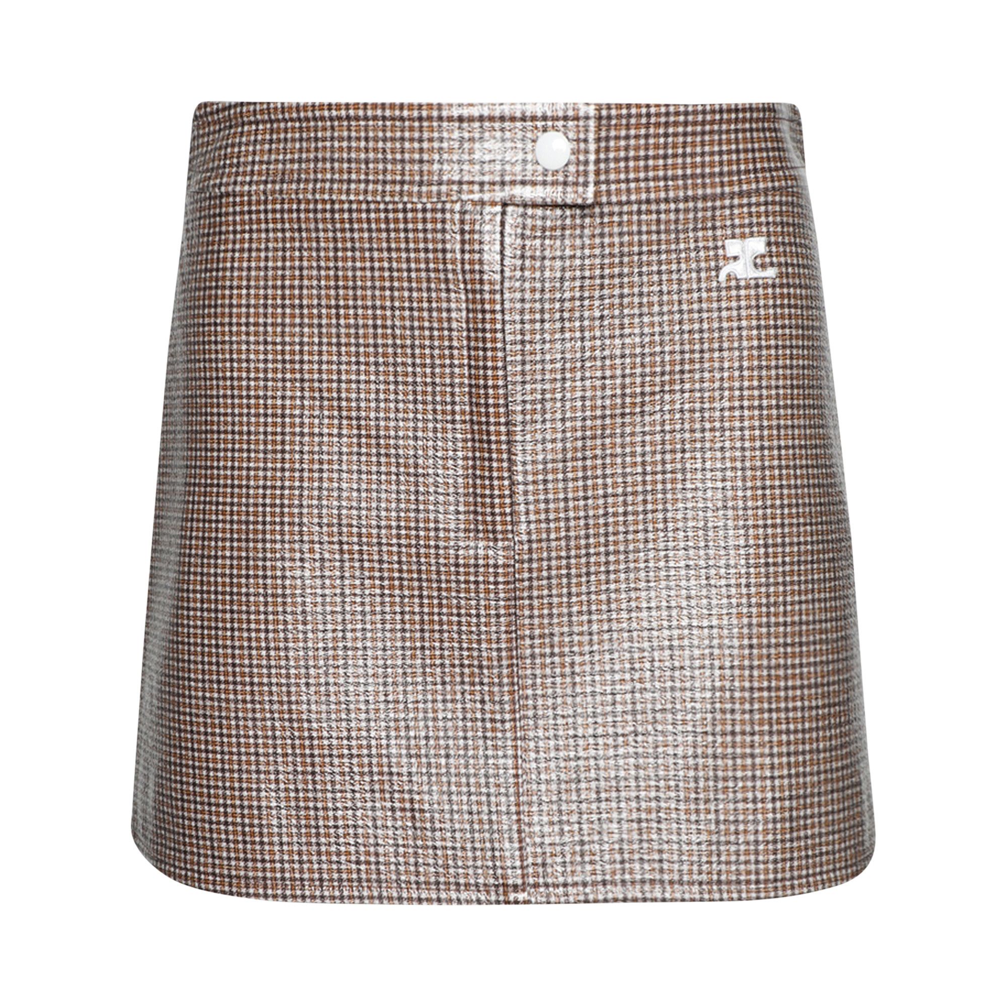 Plaid vinyl skirt hot sale