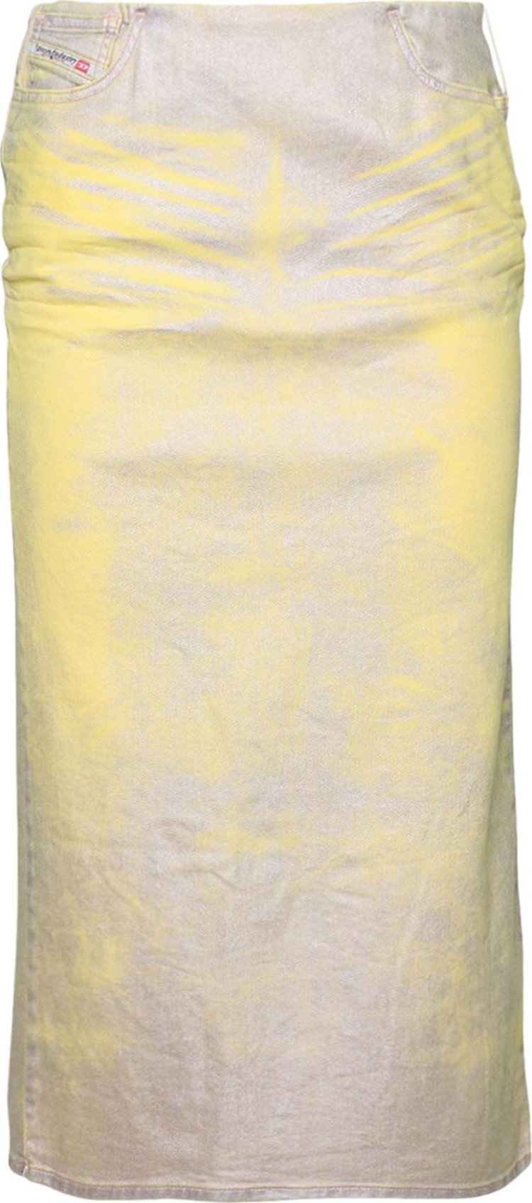 Diesel Pra Midi Skirt 'Yellow'