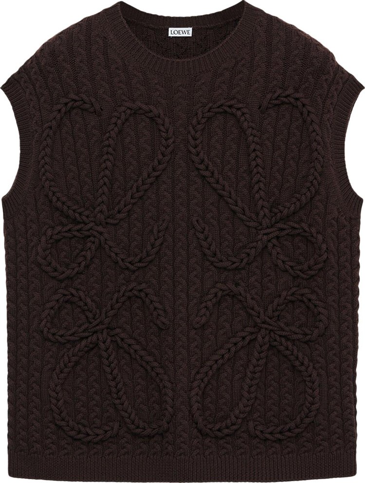 Loewe Vest Chocolate