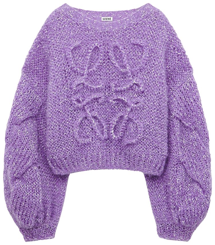 Loewe Anagram Sweater Lavender