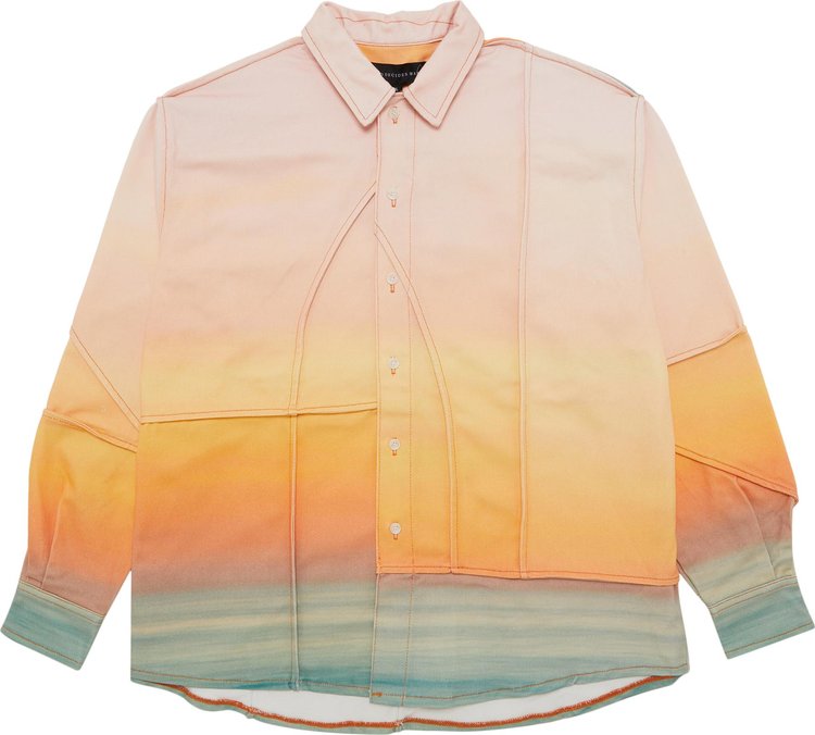 Who Decides War Sunset Button Down 'Multicolor'