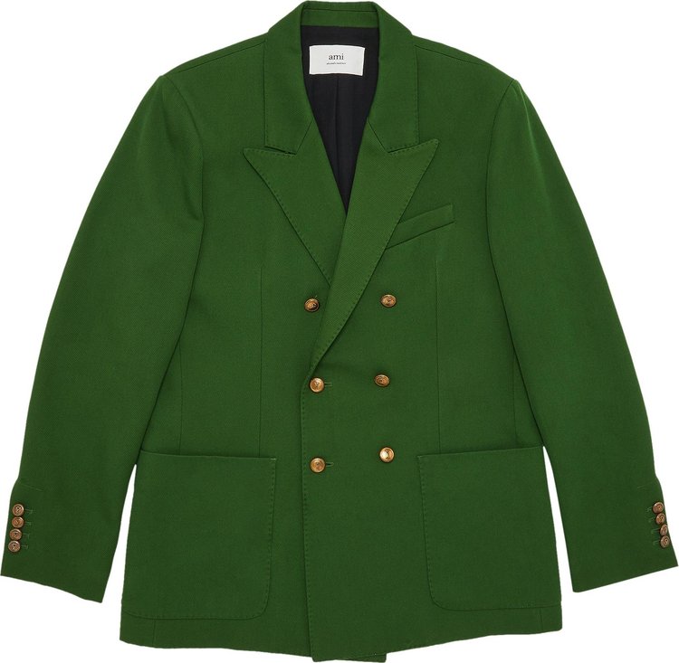 Ami Double Breasted Jacket 'Evergreen'