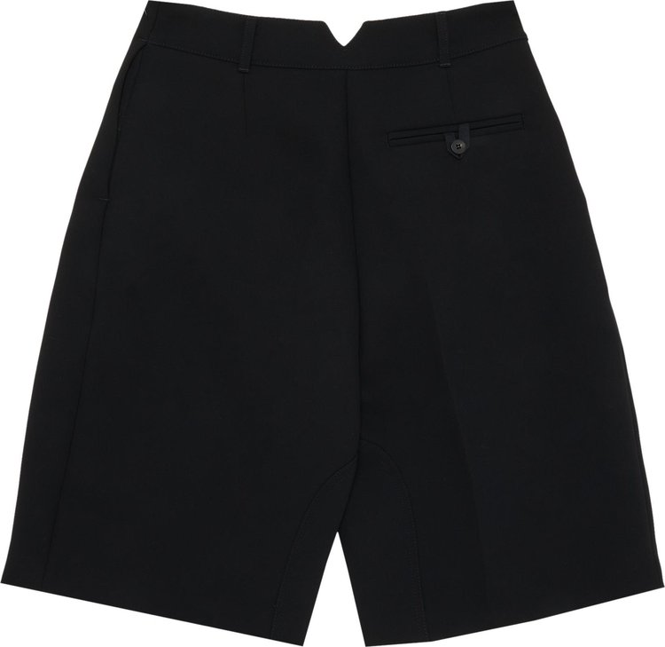 Jacquemus Le Bermuda Ovalo Bermuda Shorts Black