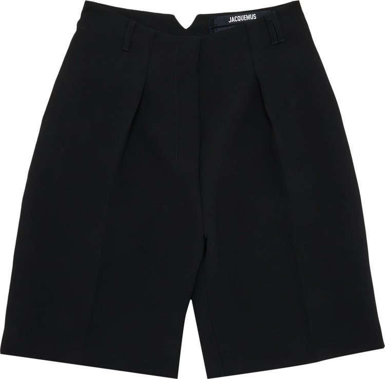 Jacquemus Le Bermuda Ovalo Bermuda Shorts Black