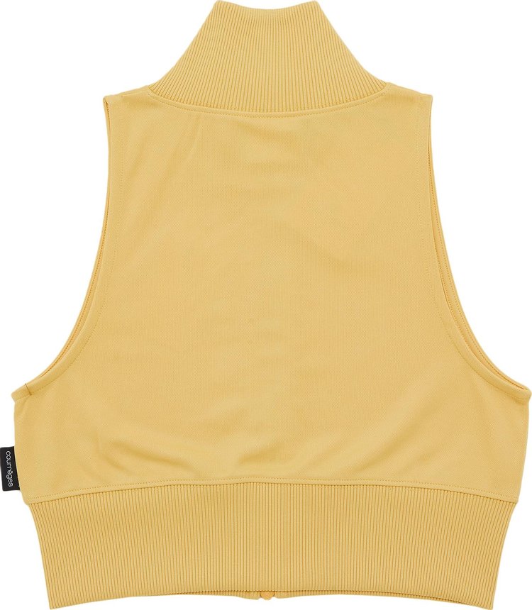 Courreges Interlock Tracksuit Cropped Vest Pollen