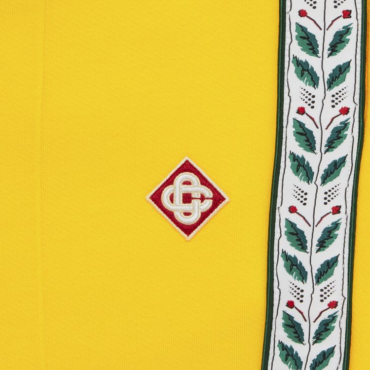 Casablanca Motosport Laurel Tape Joggers Yellow