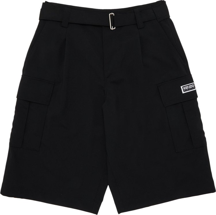 Kenzo Cargo Tailored Shorts 'Black'