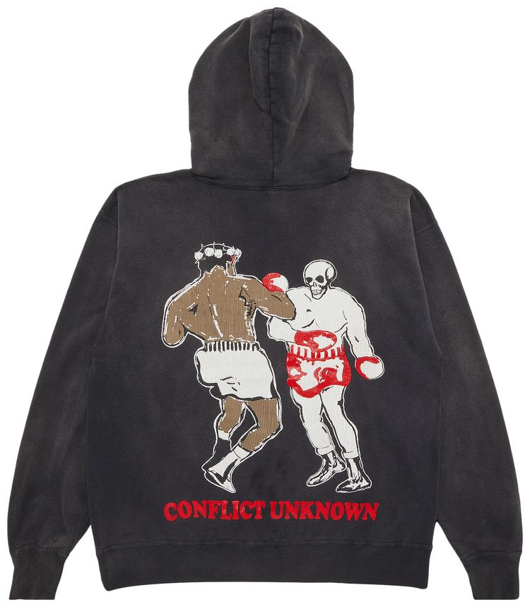 Saint Michael x Denim Tears Struggle Hoodie Black