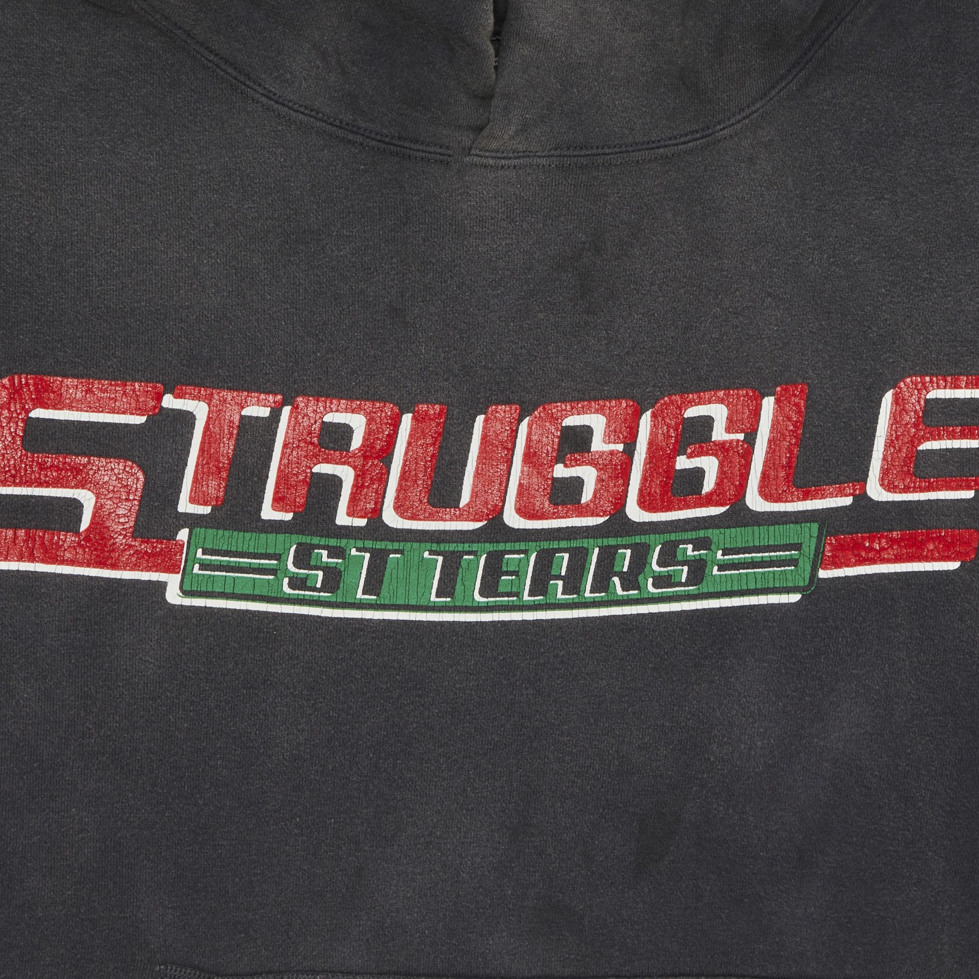 Buy Saint Michael x Denim Tears Struggle Hoodie 'Black' - SM