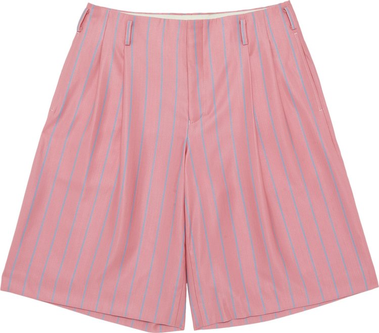 Comme des Garçons Homme Plus Striped Bermuda Shorts 'Salmon'