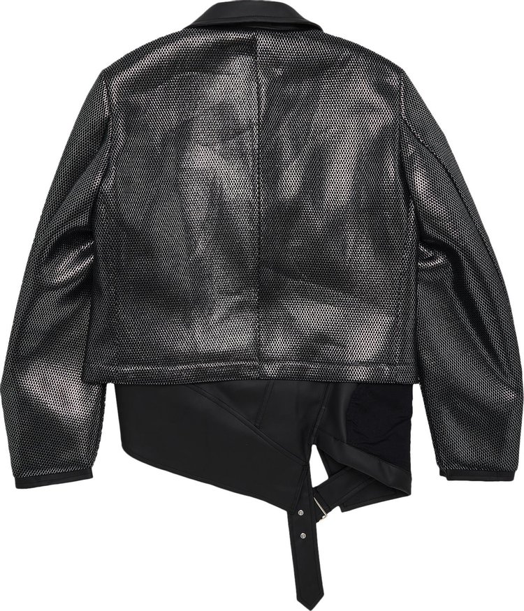 Comme des Garcons Homme Plus Leather Jacket Black