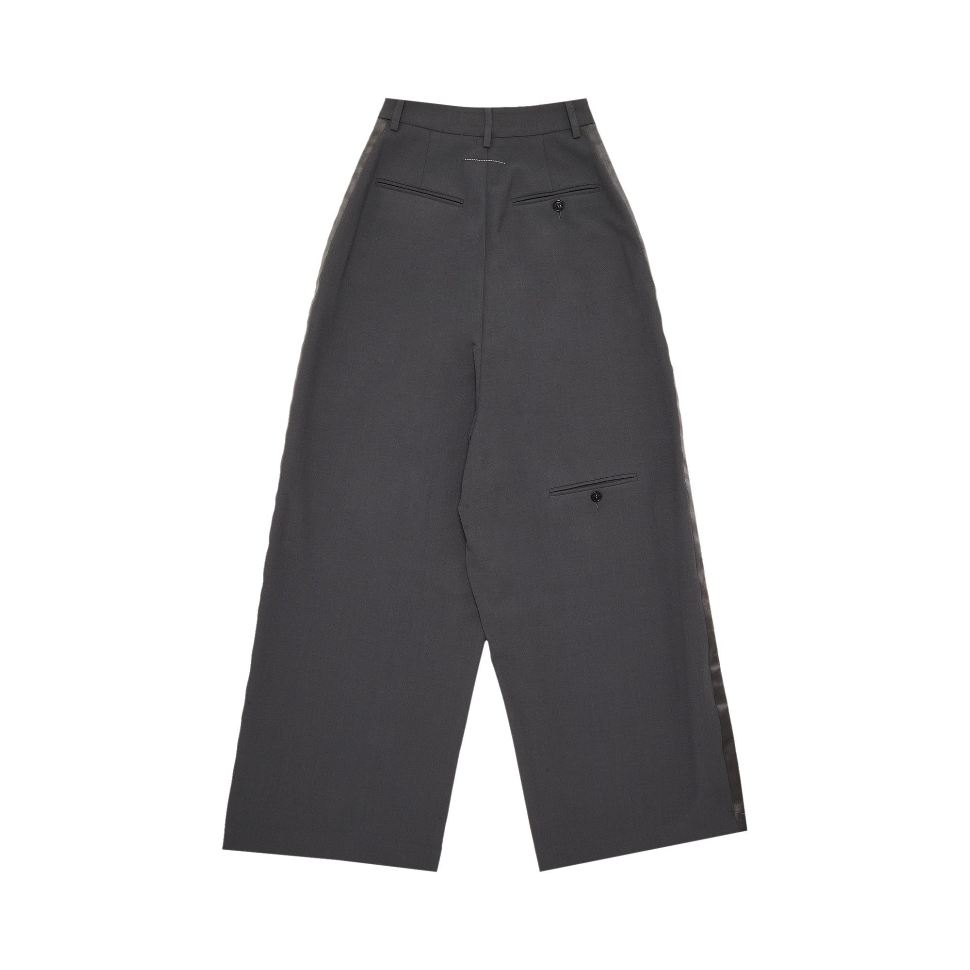 Maison Margiela MM6 wide denim trousers made of two separate