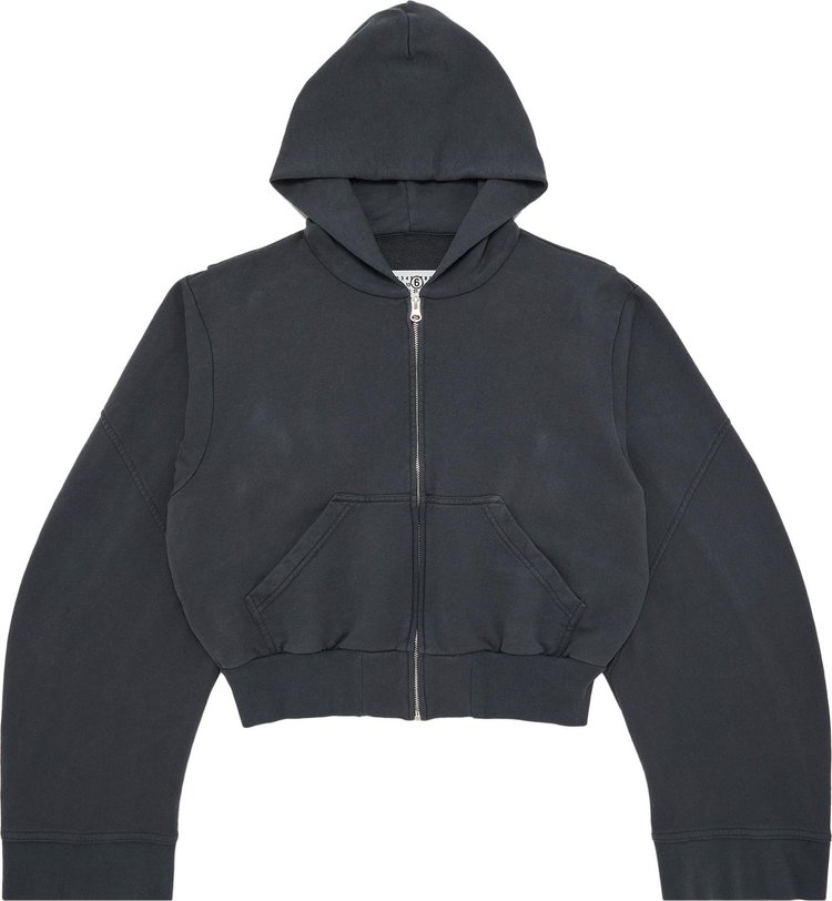 MM6 Maison Margiela Unbrushed Sweat Jacket 'Dark Grey'