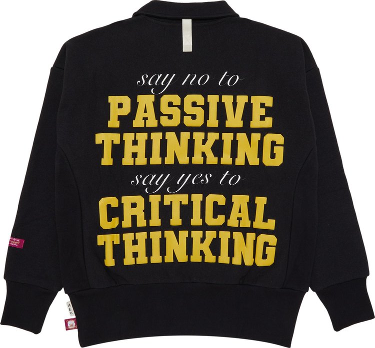 Advisory Board Crystals Critical Thinking Collared Crew Black