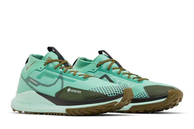 Nike React Pegasus Trail 4 GORE-TEX Spring Green Olive DJ7926-301 Size 8.5 Size 8.5 - Nike React Pegasus Trail 4 GORE-TEX Spring Green  main image 4