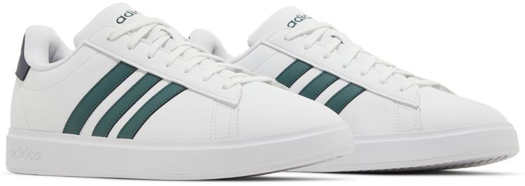 Adidas Grand Court Cloudfoam White Collegiate Green