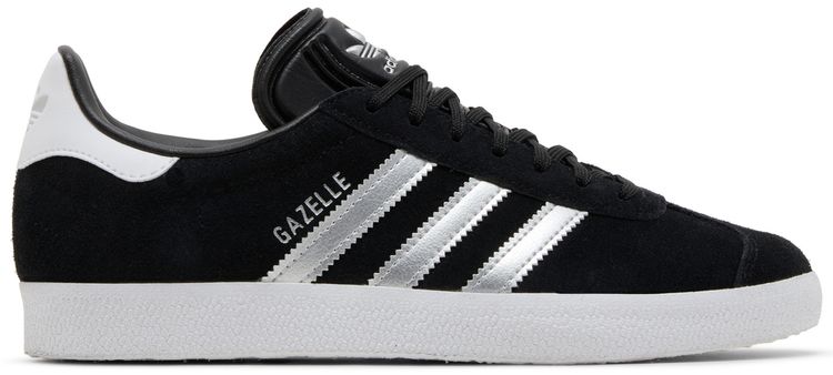 Adidas Wmns Gazelle Black Silver Metallic