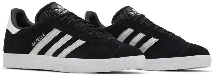 Adidas Wmns Gazelle Black Silver Metallic