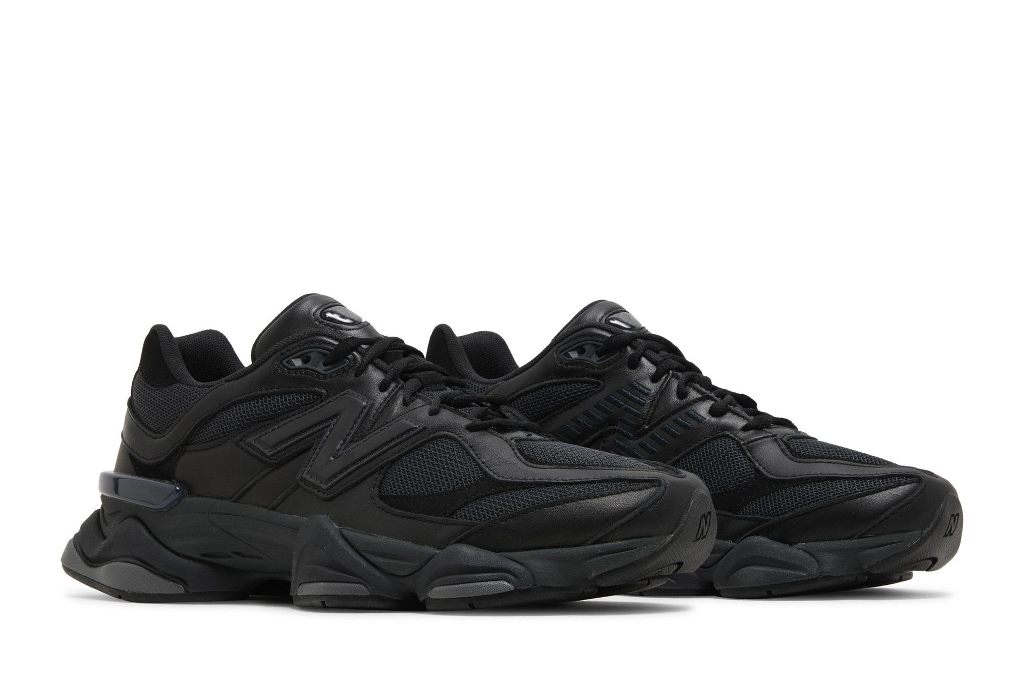 Buy 9060 'Triple Black Leather' - U9060NRI | GOAT