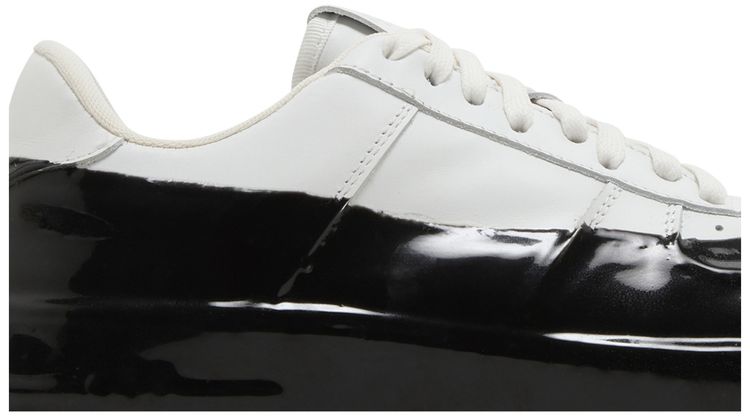 424 Low Sneaker Wax Dip   White Black