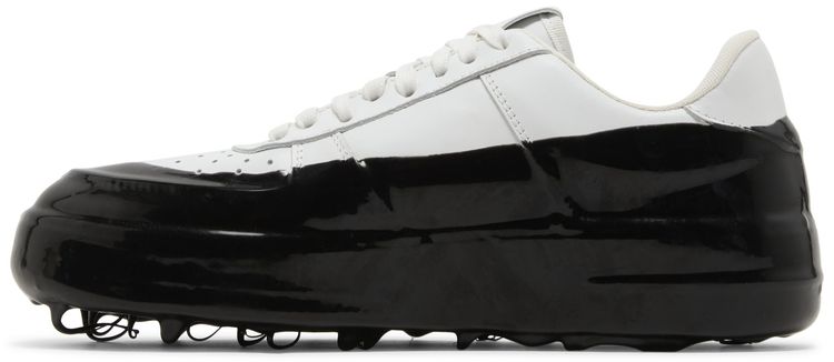424 Low Sneaker Wax Dip   White Black
