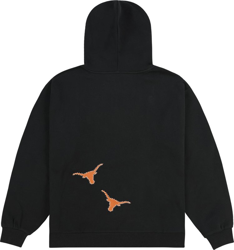 Cactus Jack by Travis Scott x Mitchell  Ness University Of Texas Hoodie Black