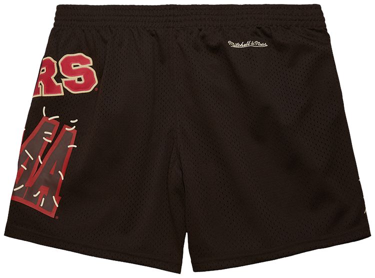 Cactus Jack by Travis Scott x Mitchell  Ness University Of Oklahoma Shorts Brown