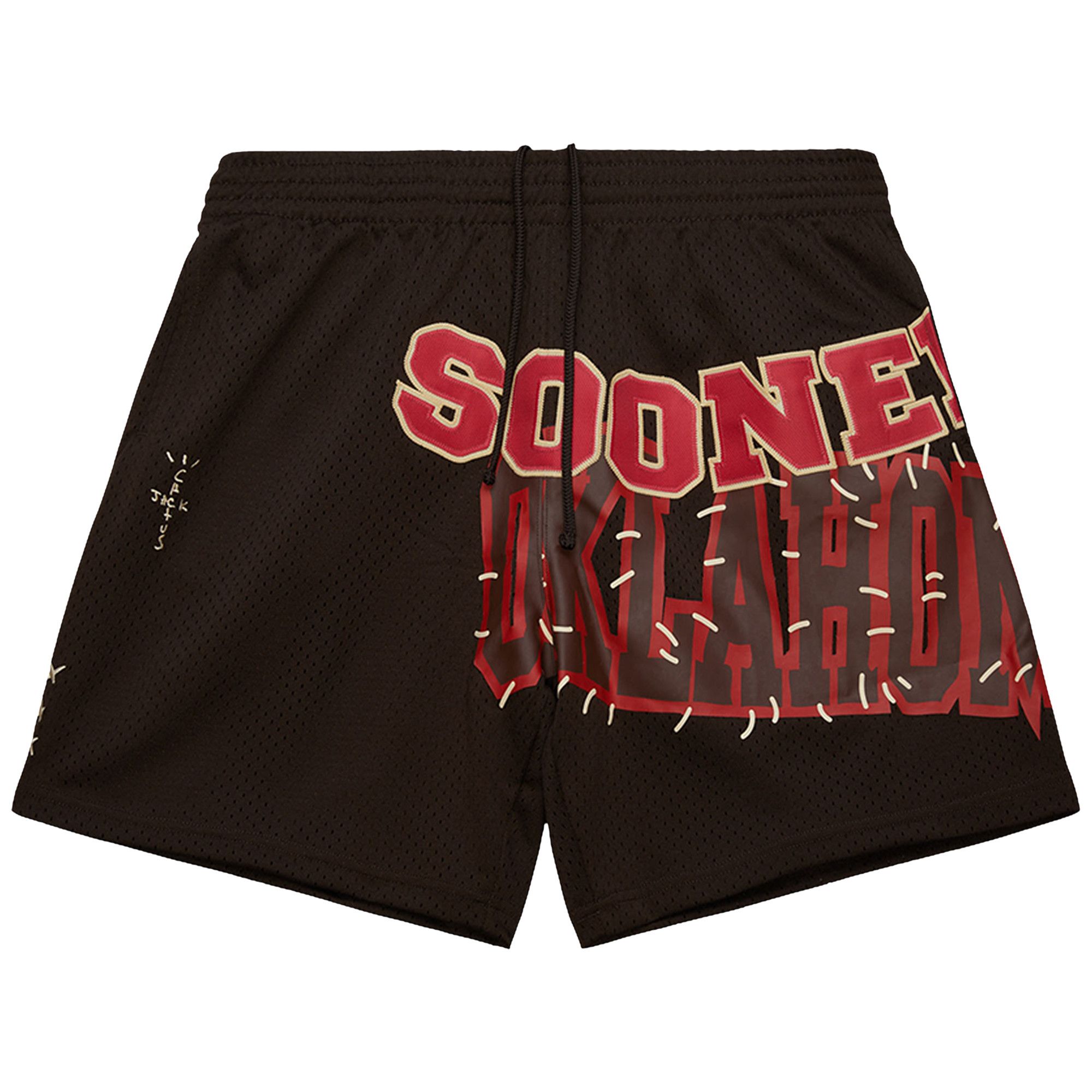travis scott mj fleece short black