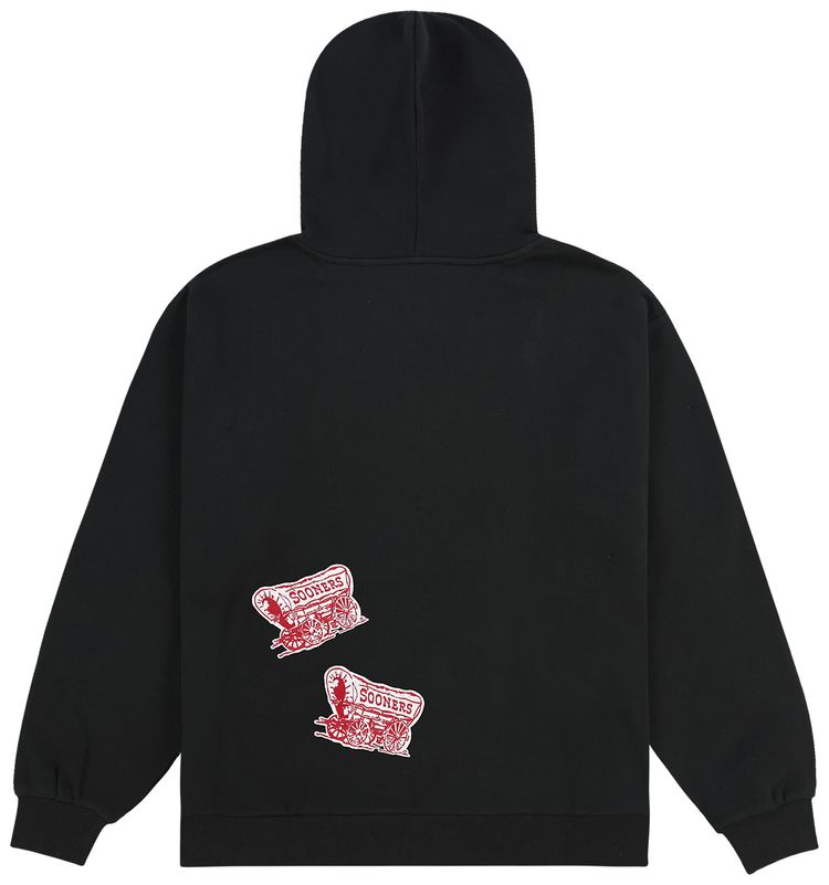 Cactus Jack by Travis Scott x Mitchell  Ness University Of Oklahoma Hoodie Black