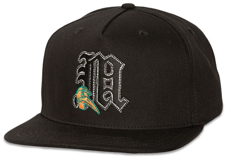 Cactus Jack by Travis Scott x Mitchell  Ness University Of Miami Hat Black