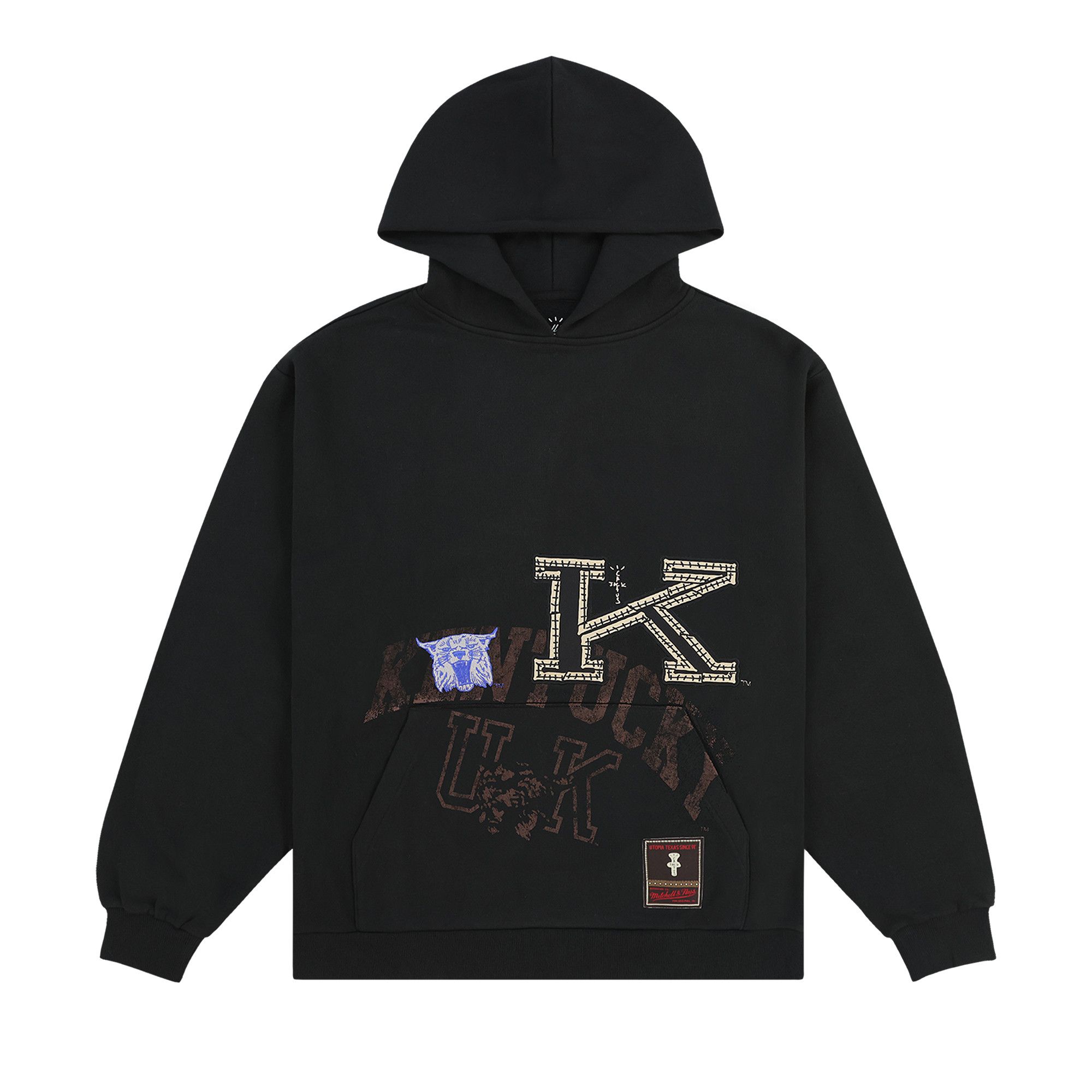 Buy Cactus Jack by Travis Scott x Mitchell Ness University Of Kentucky Hoodie Black TH9326 UKT BLAC GOAT SA