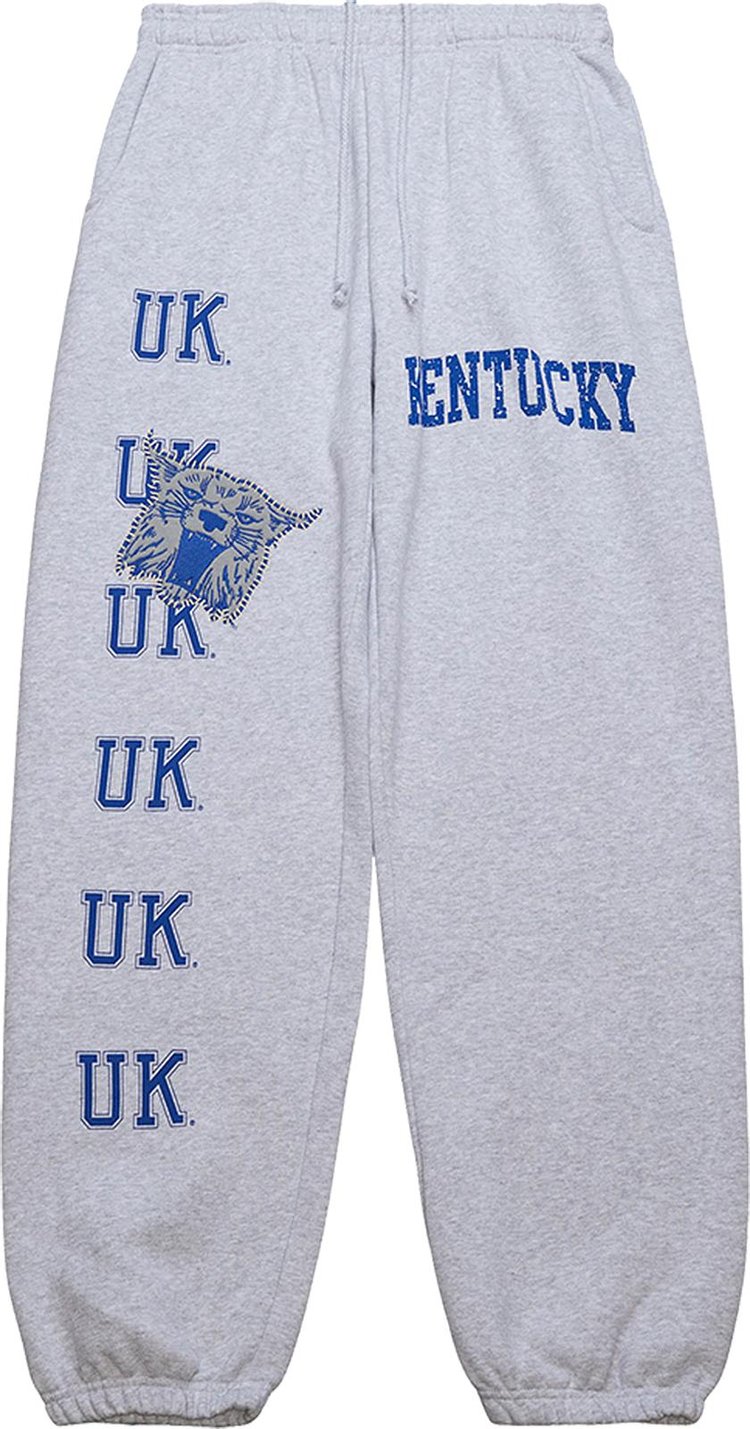 Cactus Jack by Travis Scott x Mitchell  Ness University Of Kentucky Sweatpants Grey Heather