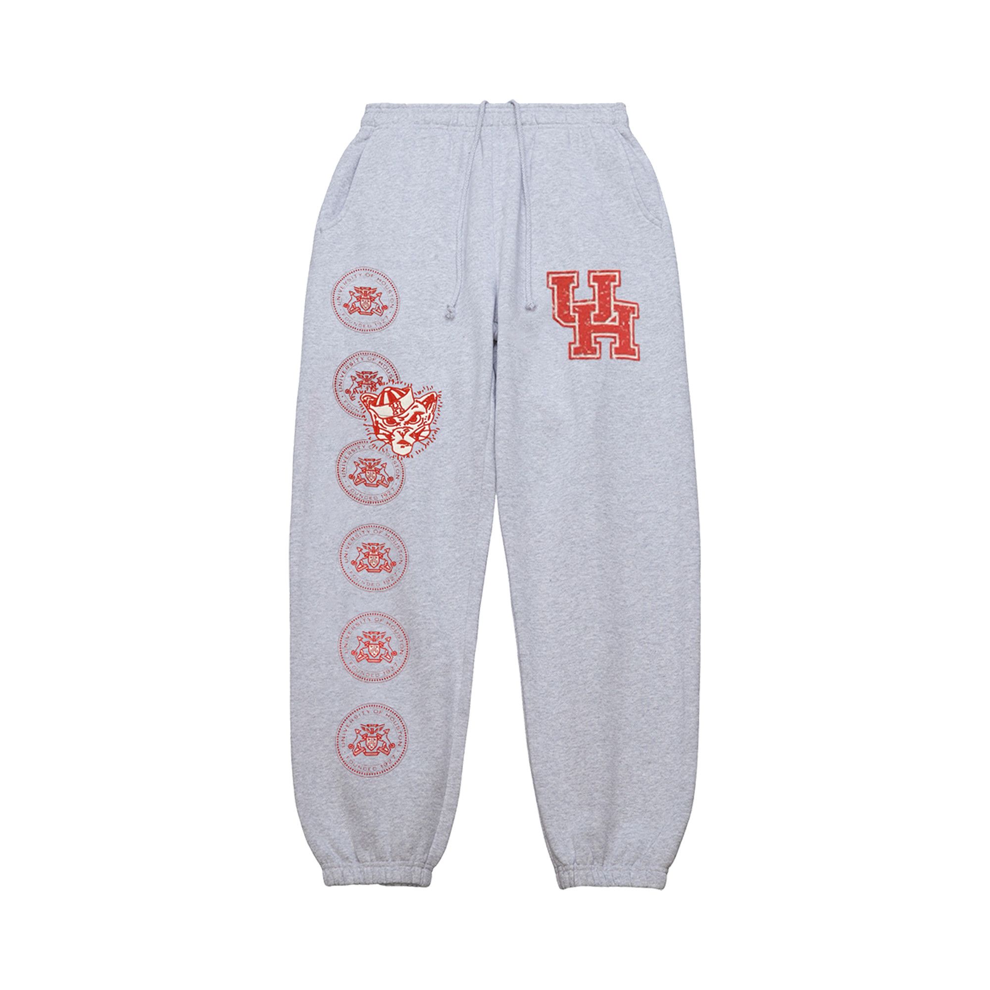 Buy Cactus Jack by Travis Scott x Mitchell Ness University Of Houston Sweatpants Grey Heather BT9920 UHO GREY GOAT UK