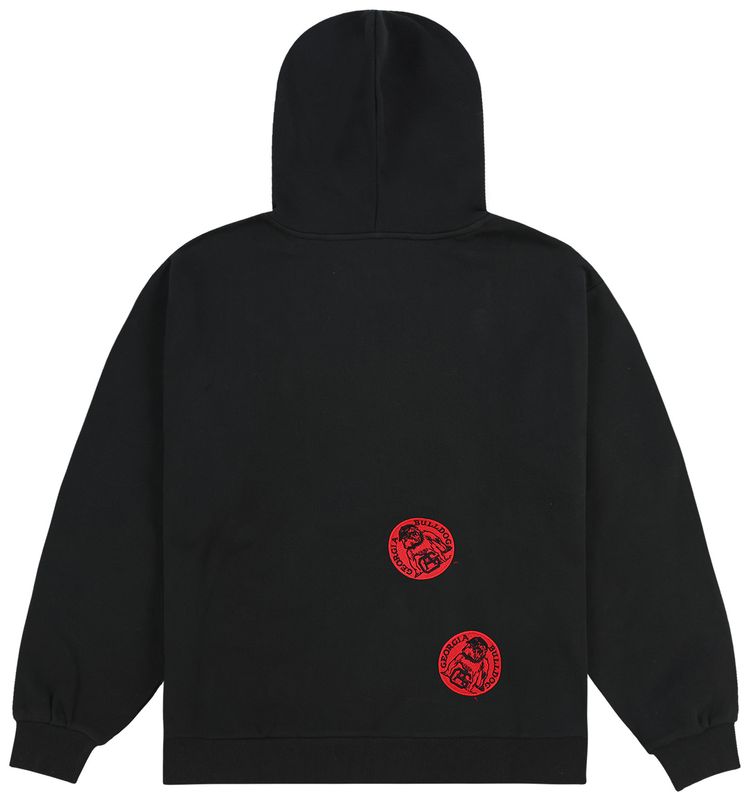 Cactus Jack by Travis Scott x Mitchell  Ness University Of Georgia Hoodie Black