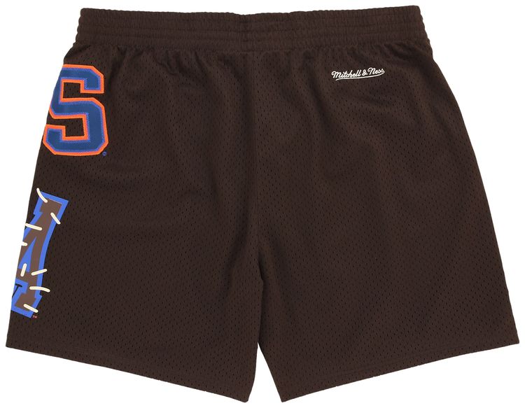 Cactus Jack by Travis Scott x Mitchell  Ness University Of Florida Shorts Brown