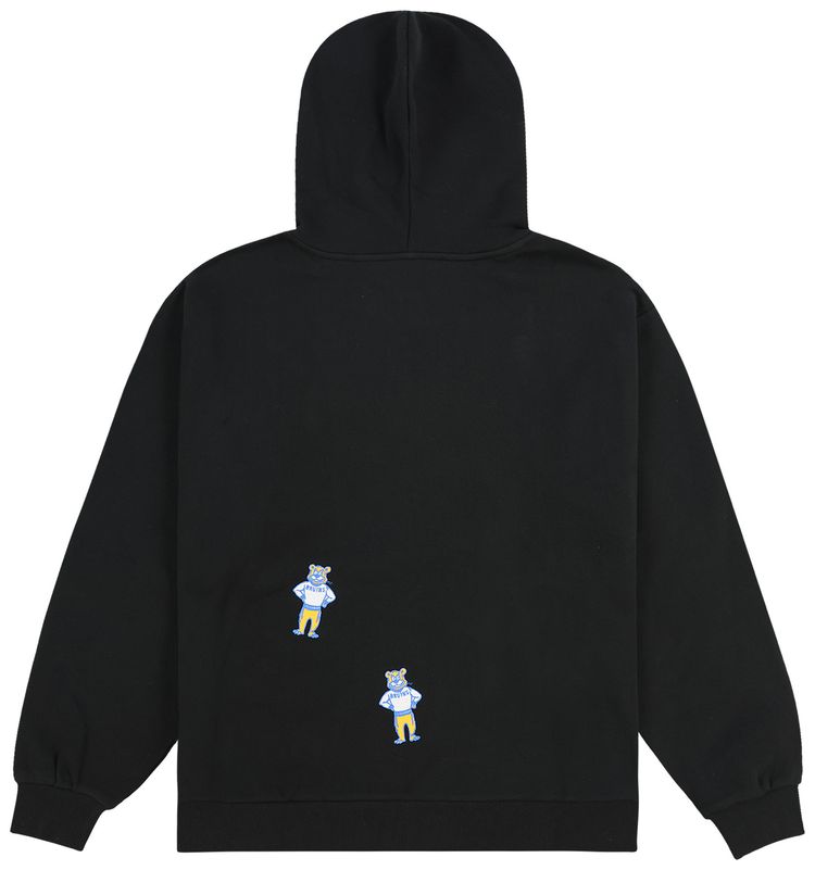 Cactus Jack by Travis Scott x Mitchell  Ness University Of California Los Angeles Hoodie Black