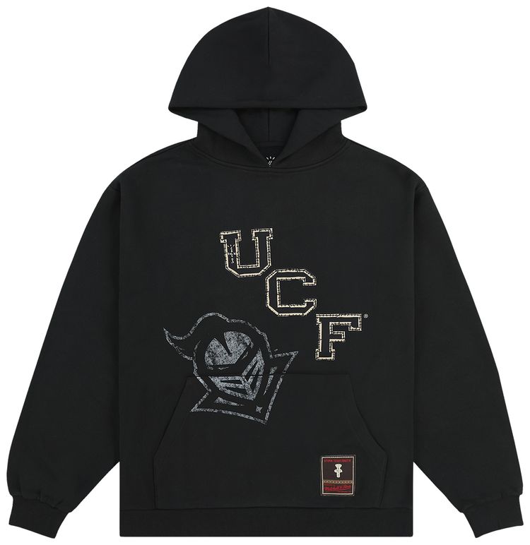 Cactus Jack by Travis Scott x Mitchell  Ness University Of Central Florida Hoodie Black