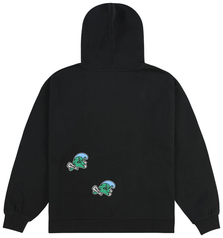 Cactus Jack by Travis Scott x Mitchell  Ness Tulane University Hoodie Black