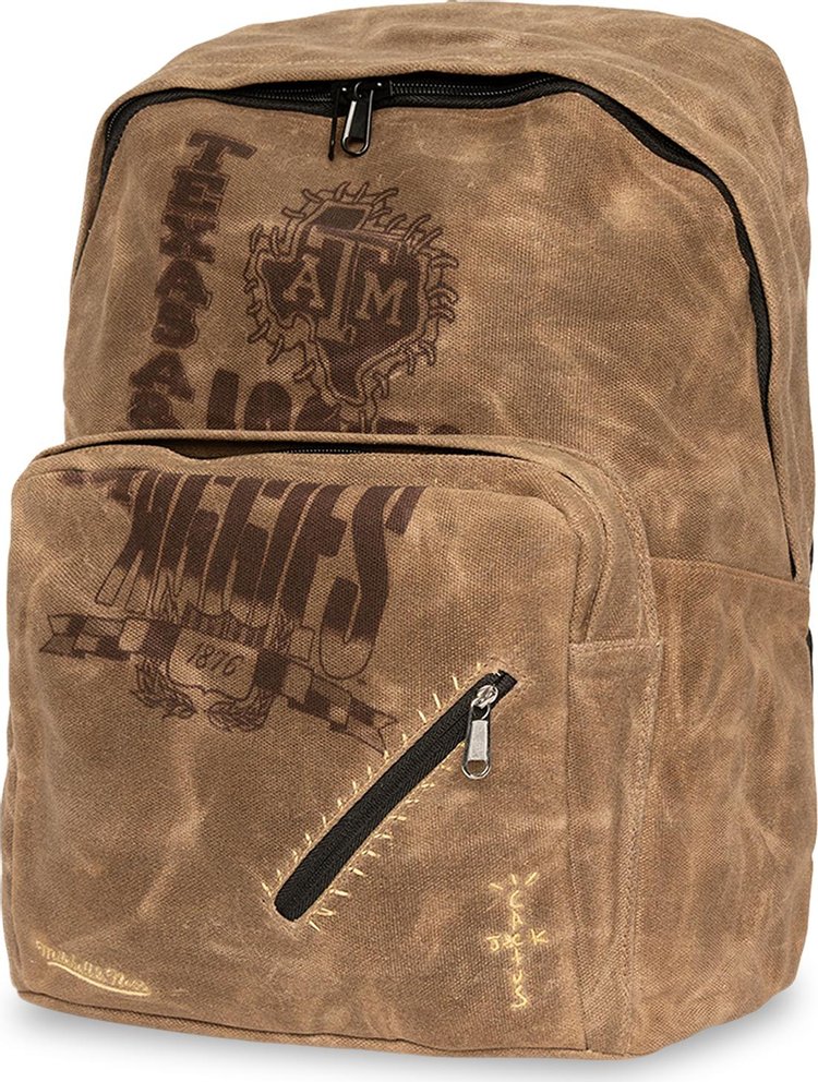 Cactus Jack by Travis Scott x Mitchell & Ness Texas A&M University Backpack 'Brown'