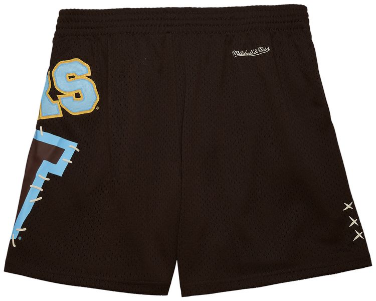 Cactus Jack by Travis Scott x Mitchell  Ness Southern University Shorts Brown