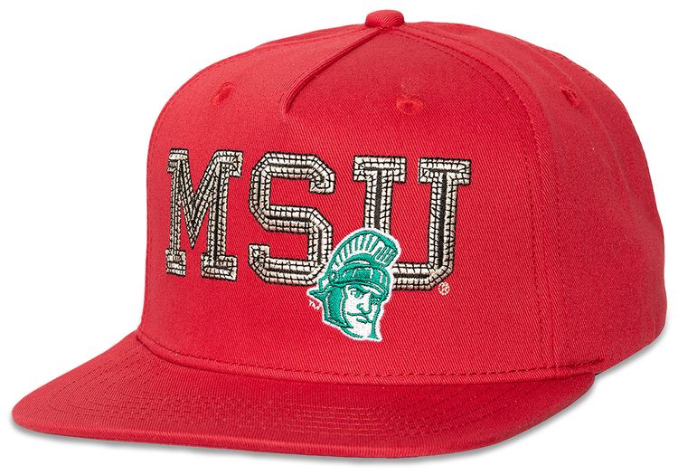 Cactus Jack by Travis Scott x Mitchell  Ness Michigan State University Hat Red