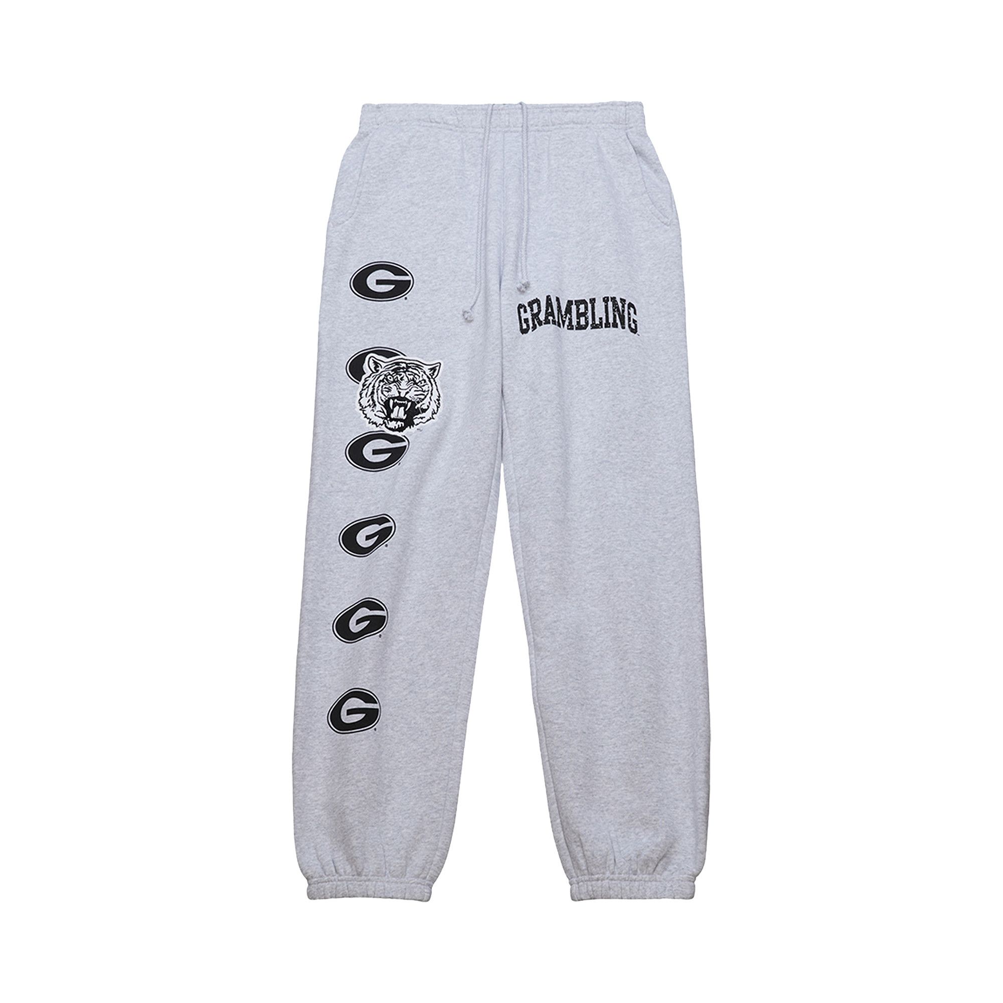 Buy Cactus Jack by Travis Scott x Mitchell Ness Grambling State University Sweatpants Grey Heather BT9328 GSU GREY GOAT