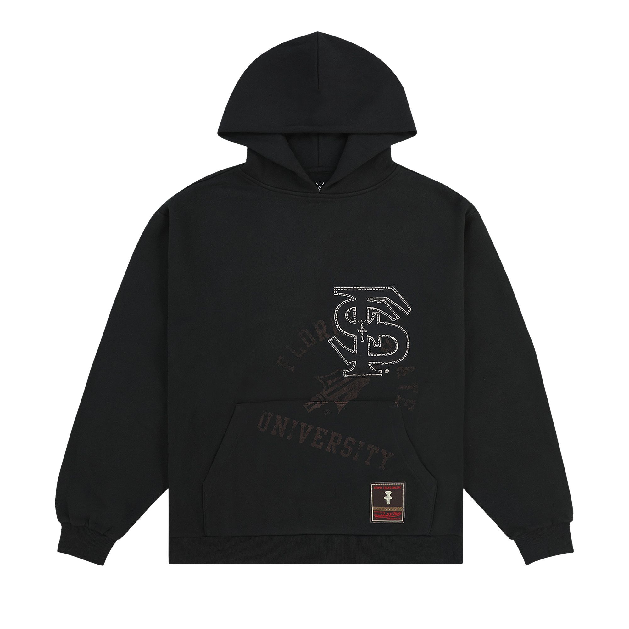 Buy Cactus Jack by Travis Scott x Mitchell Ness Florida State University Hoodie Black TH9326 FSU BLAC GOAT CA