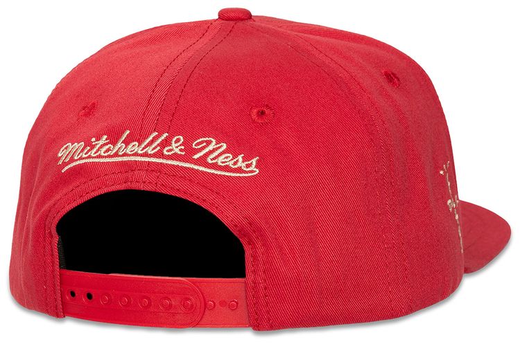 Cactus Jack by Travis Scott x Mitchell  Ness Boston University Hat Red