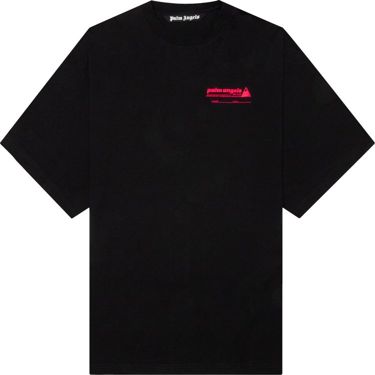 Palm Angels PA Ski Club T-Shirt 'Black/Multicolor'