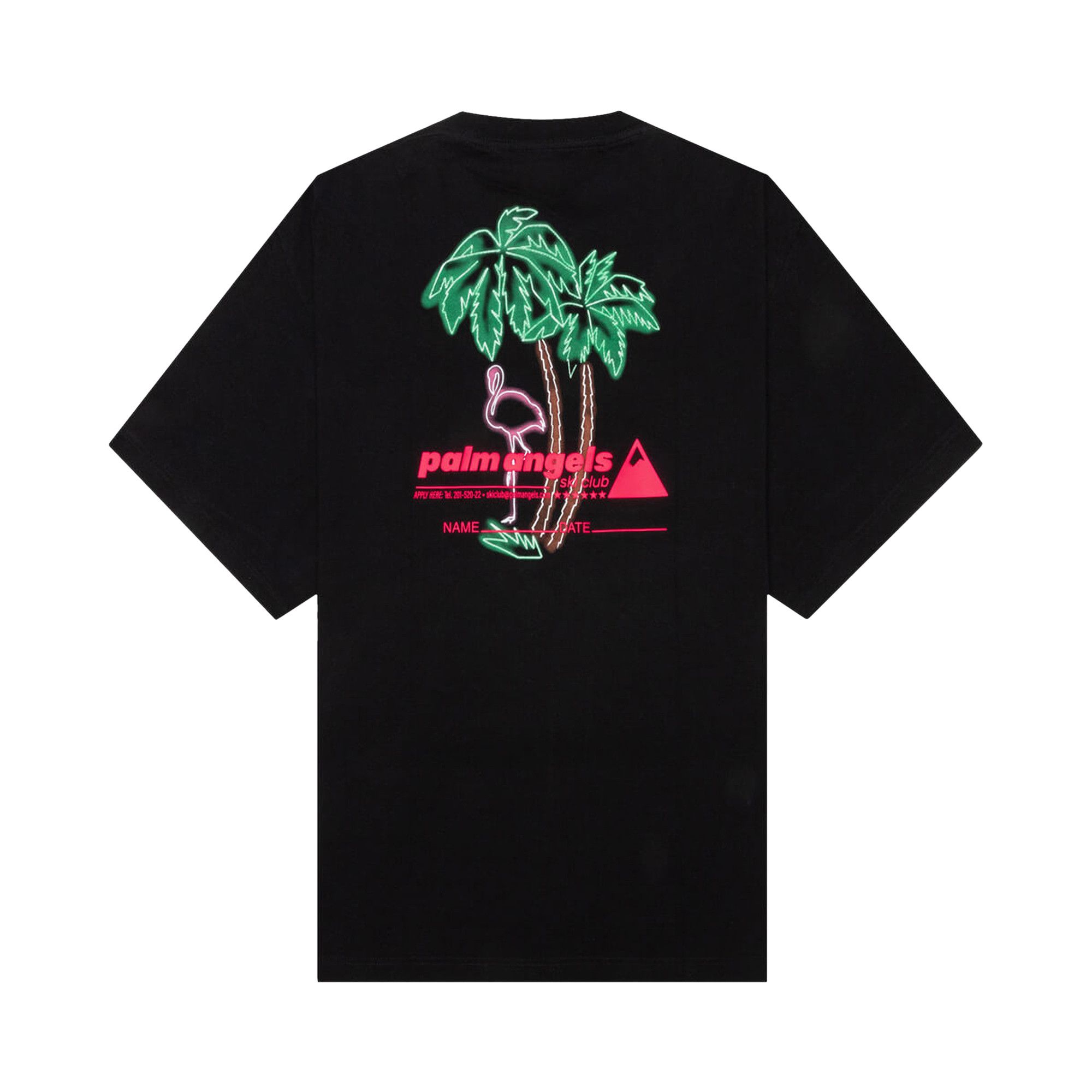 福袋・半額ポスター - クリーニング屋さん専用の通 Ski PA Angels Palm Buy Club 'Black/Multicolor T-Shirt トップス