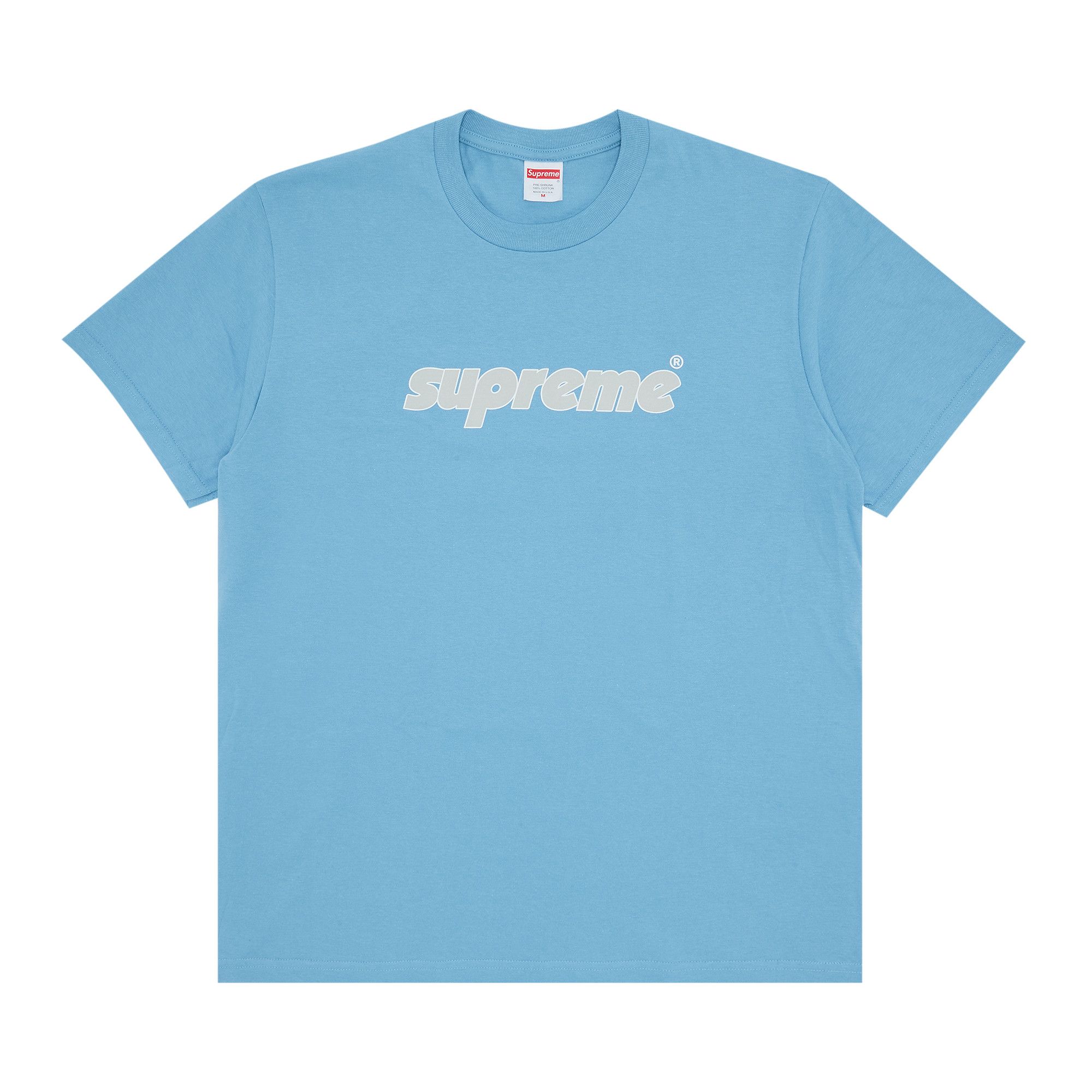 Baby blue supreme shirt 2025