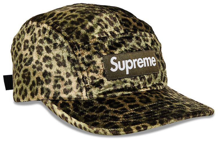 Buy Supreme Leopard Velvet Camp Cap 