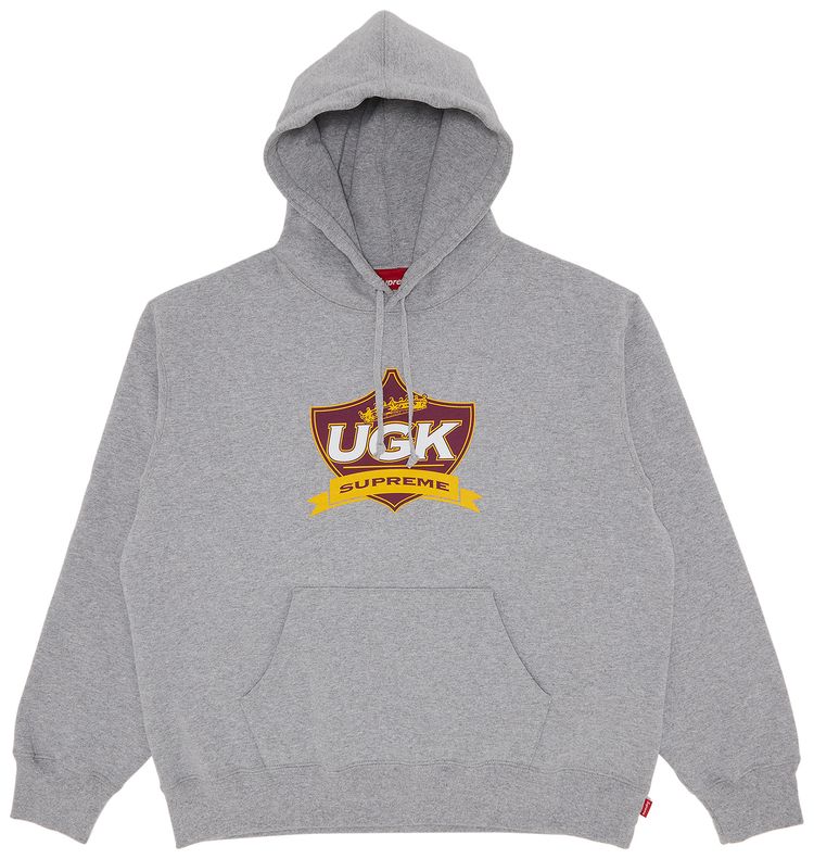 Supreme UGK Hooded Sweatshirt Heather Grey